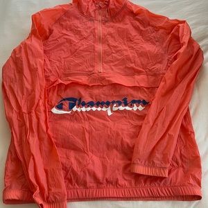 Champion Coral Windbreaker/Rain Jacket